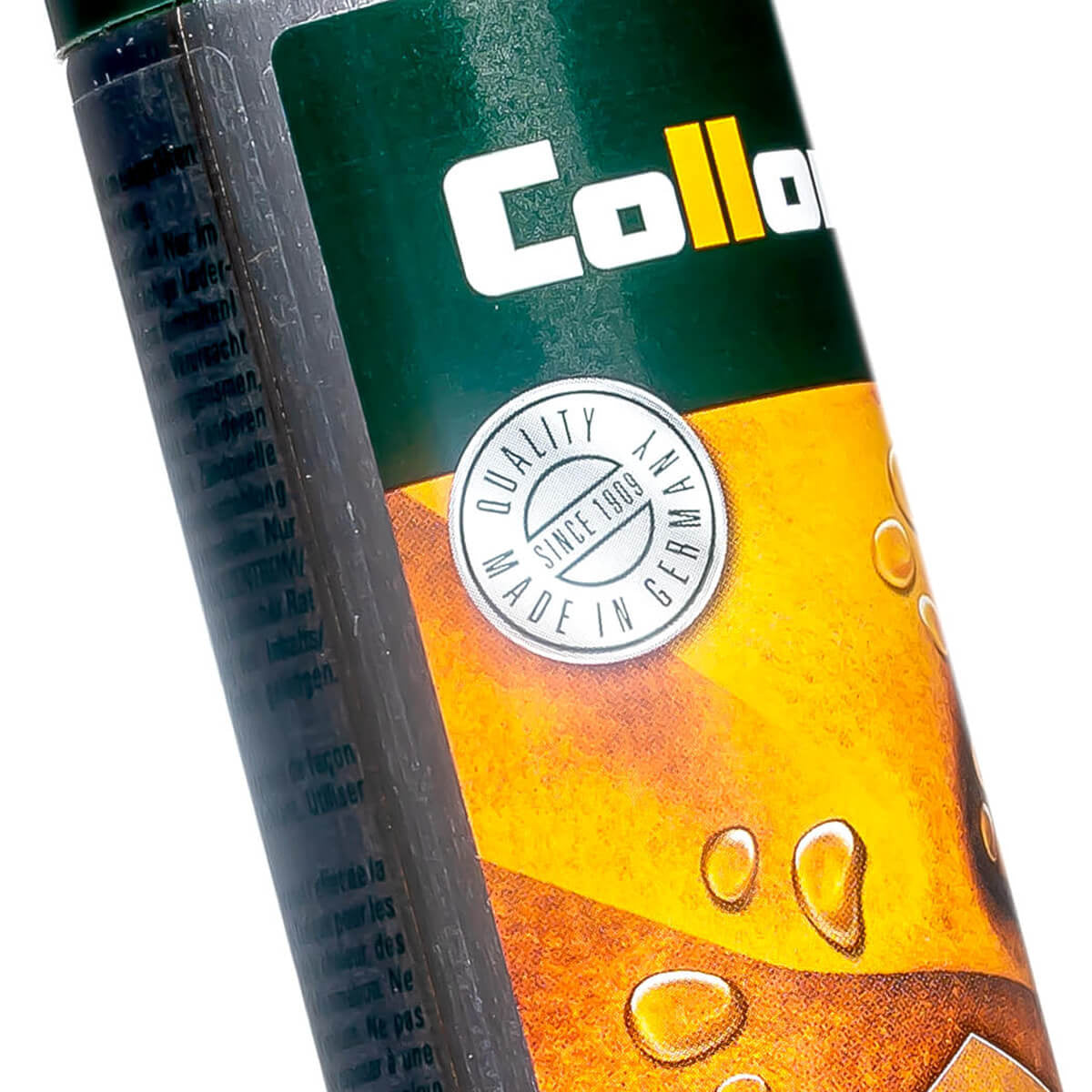 Collonil Nubuk + Velours Pflegespray 200 ml Detail Etikett