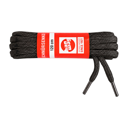 Schwarz / 120 cm – hanwag schnuersenkel schwarz 120 cm 01 hauptbild