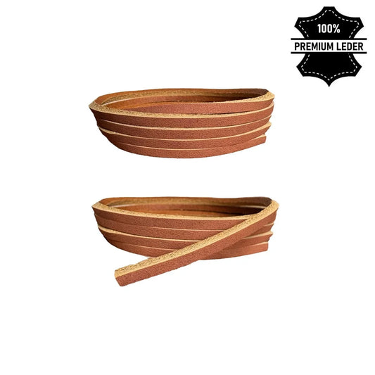 Lederschnürsenkel im Quadratschnitt