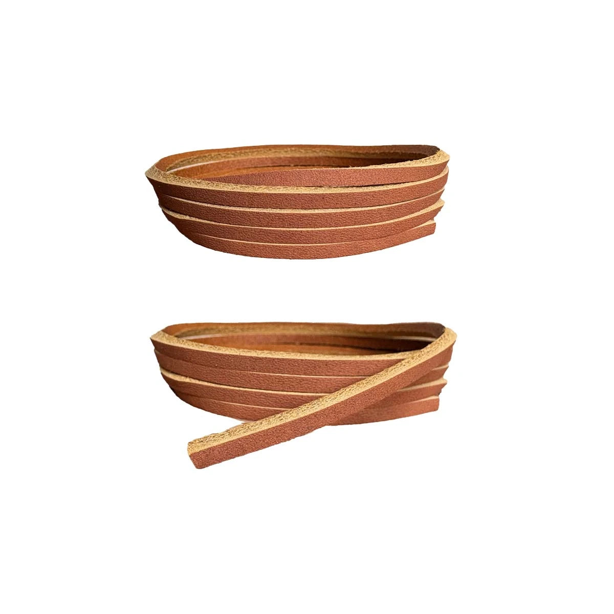 Lederschnürsenkel im Quadratschnitt