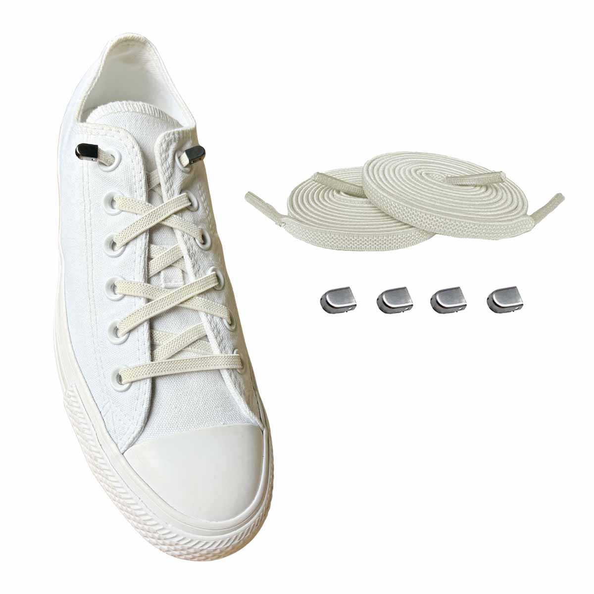 Elastische Schnürsenkel mit Clips