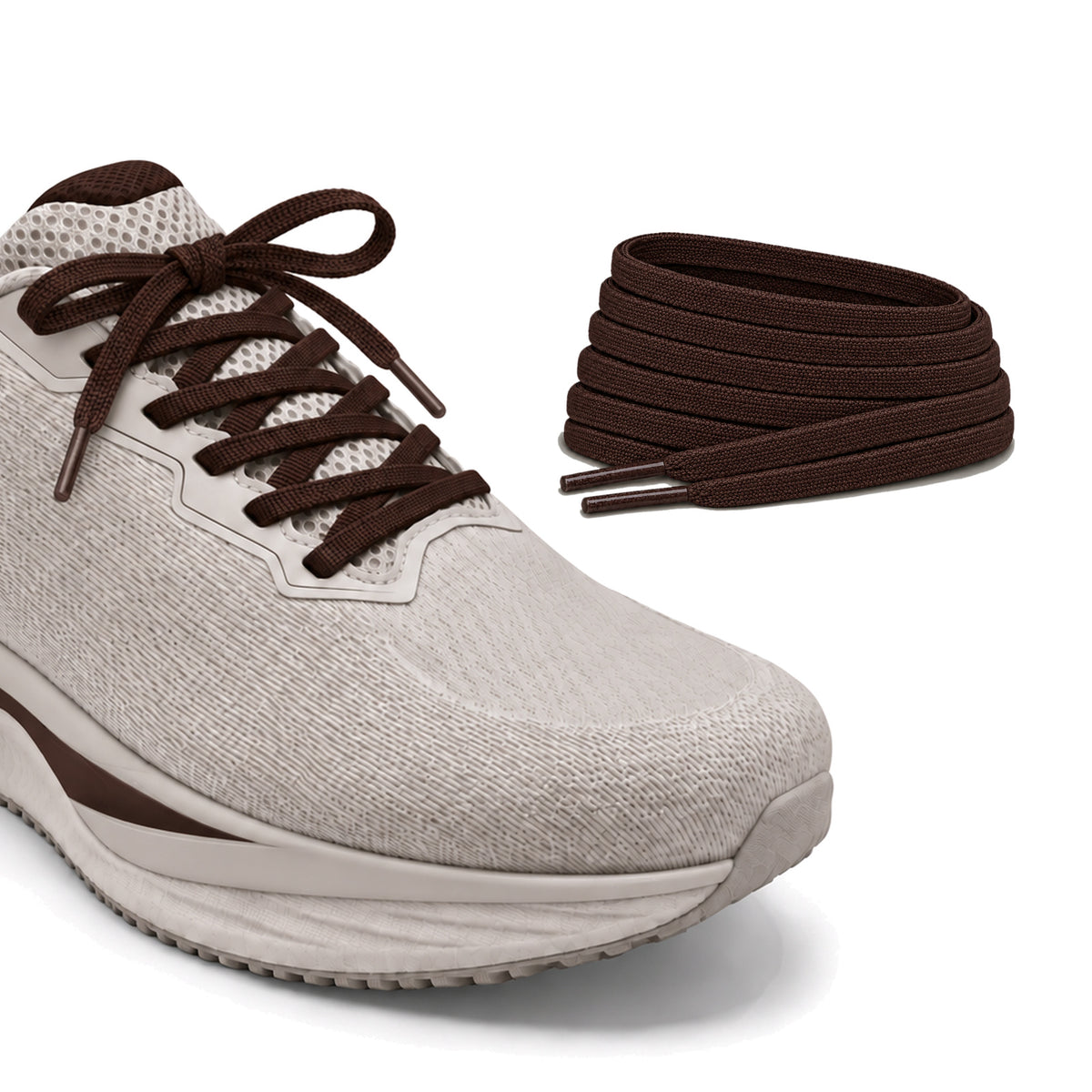 Braun – schnuersenkel flach schmal fussball braun dunkel laufschuh beige schleife turm