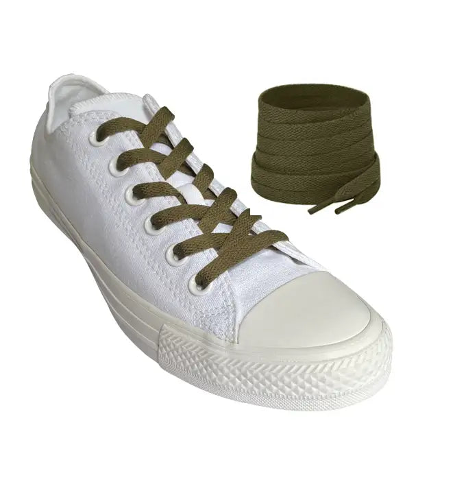 schnuersenkel-sneaker-oliv