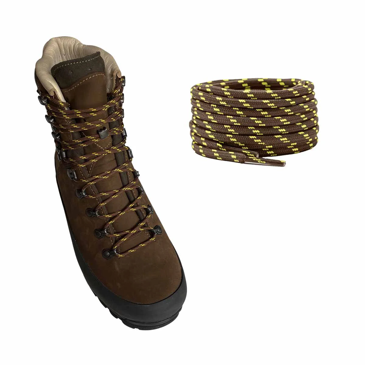 schnuersenkel-wanderschuhe-braun-gelb