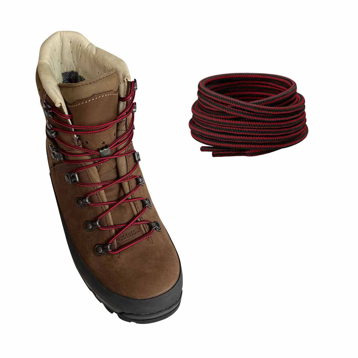schnuersenkel-wanderschuhe-rot-schwarz