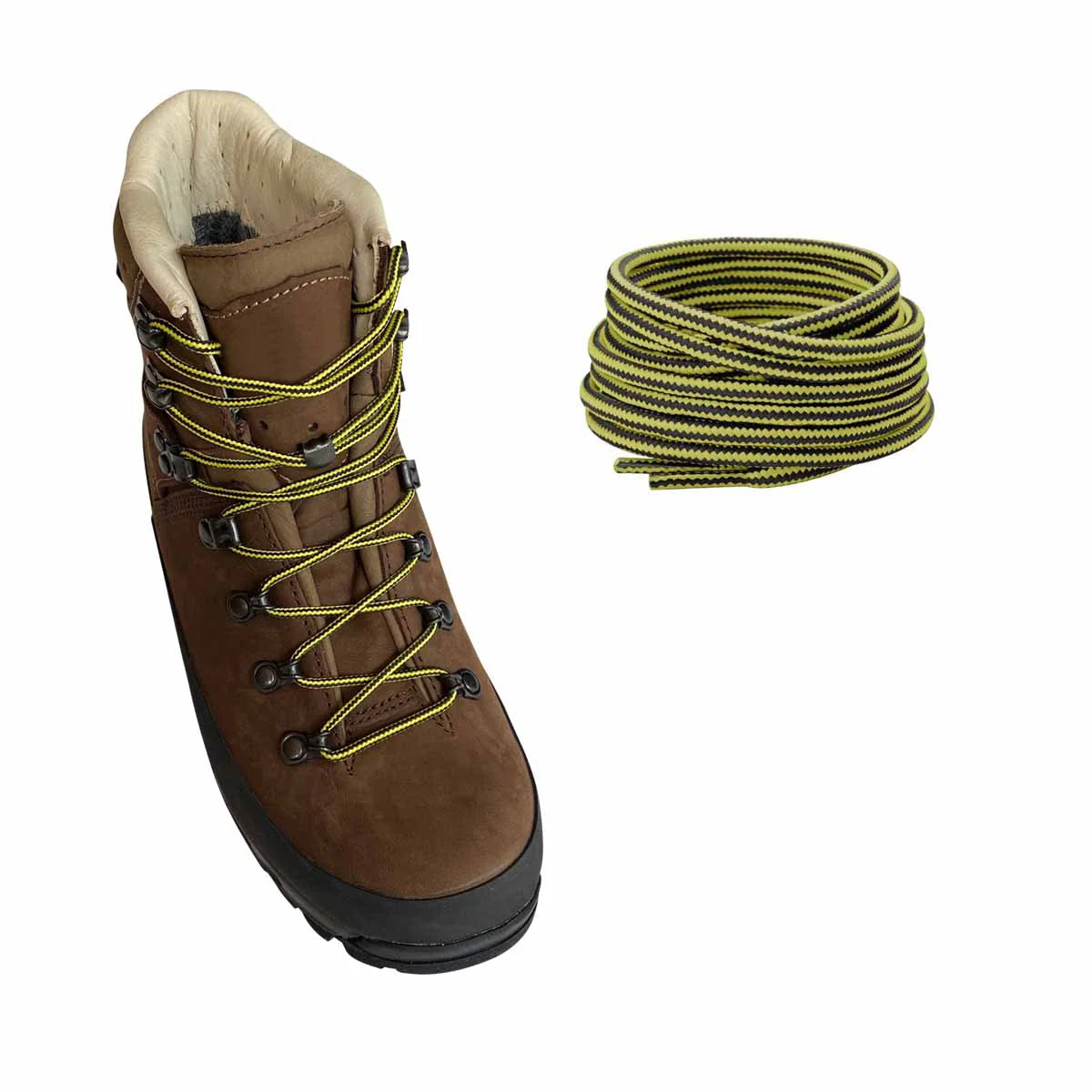 schnuersenkel-wanderschuhe-schwarz-gelb