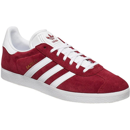 Adidas Gazelle mit flachen Schnürsenkeln