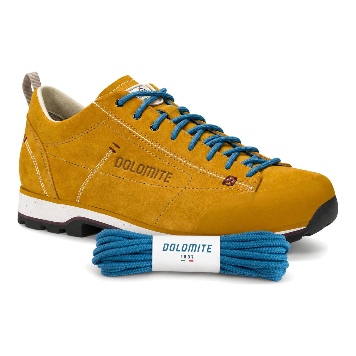 Blau – dolomite schnuersenkel blau 03 schuh gelb