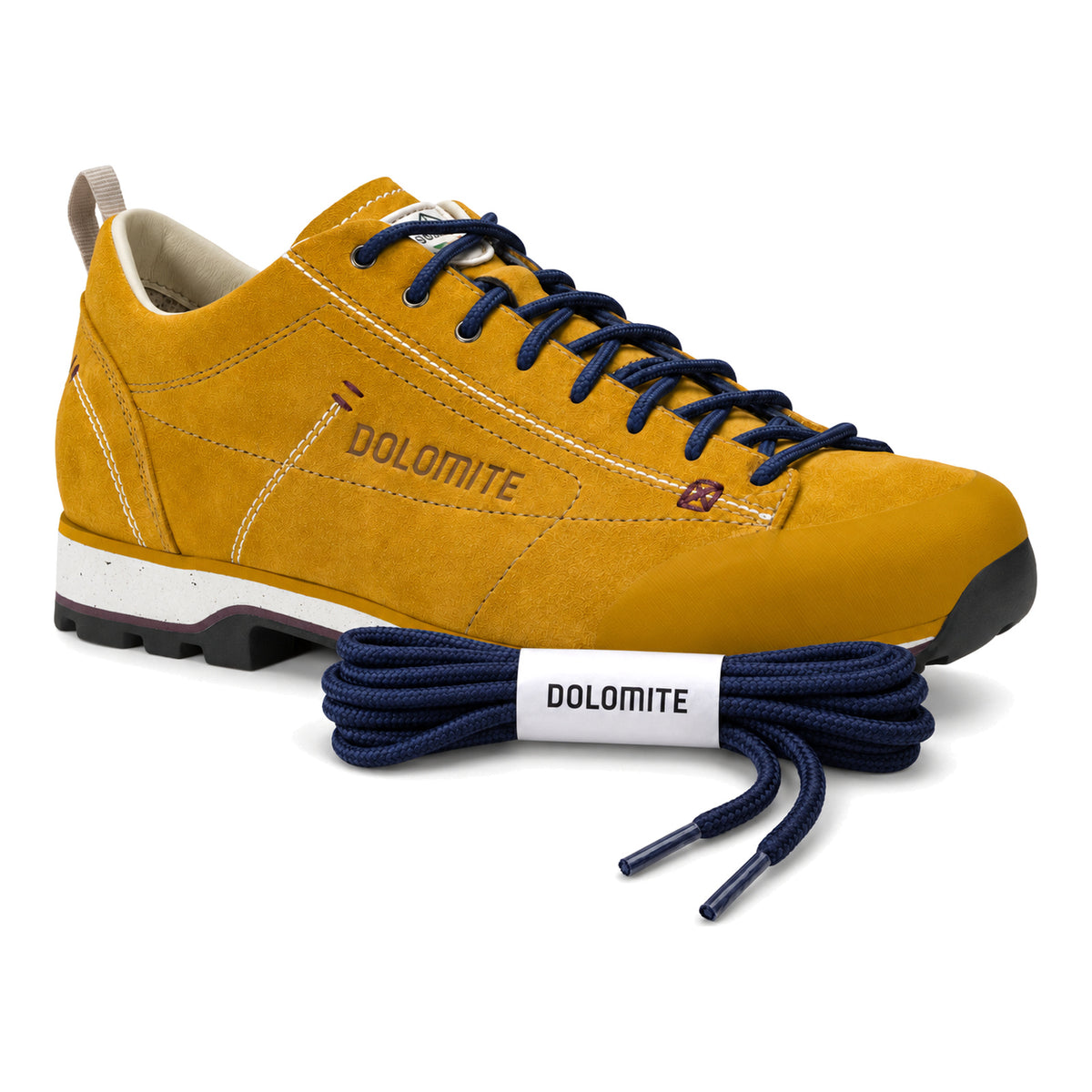 Blau Navy – dolomite schnuersenkel blau navy 02 schuh gelb