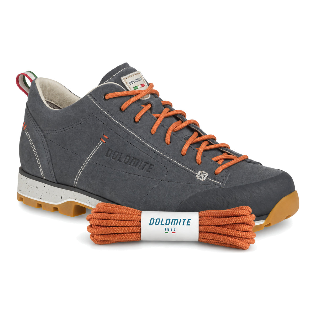 Orange – dolomite schnuersenkel orange 02 schuh grau dunkel