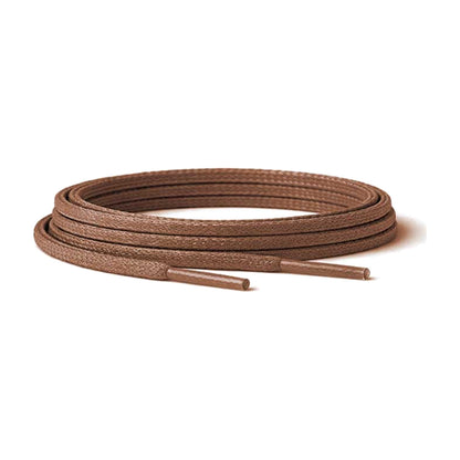 Braun / Flach – gewachste schnuersenkel flach braun 01 hauptbild