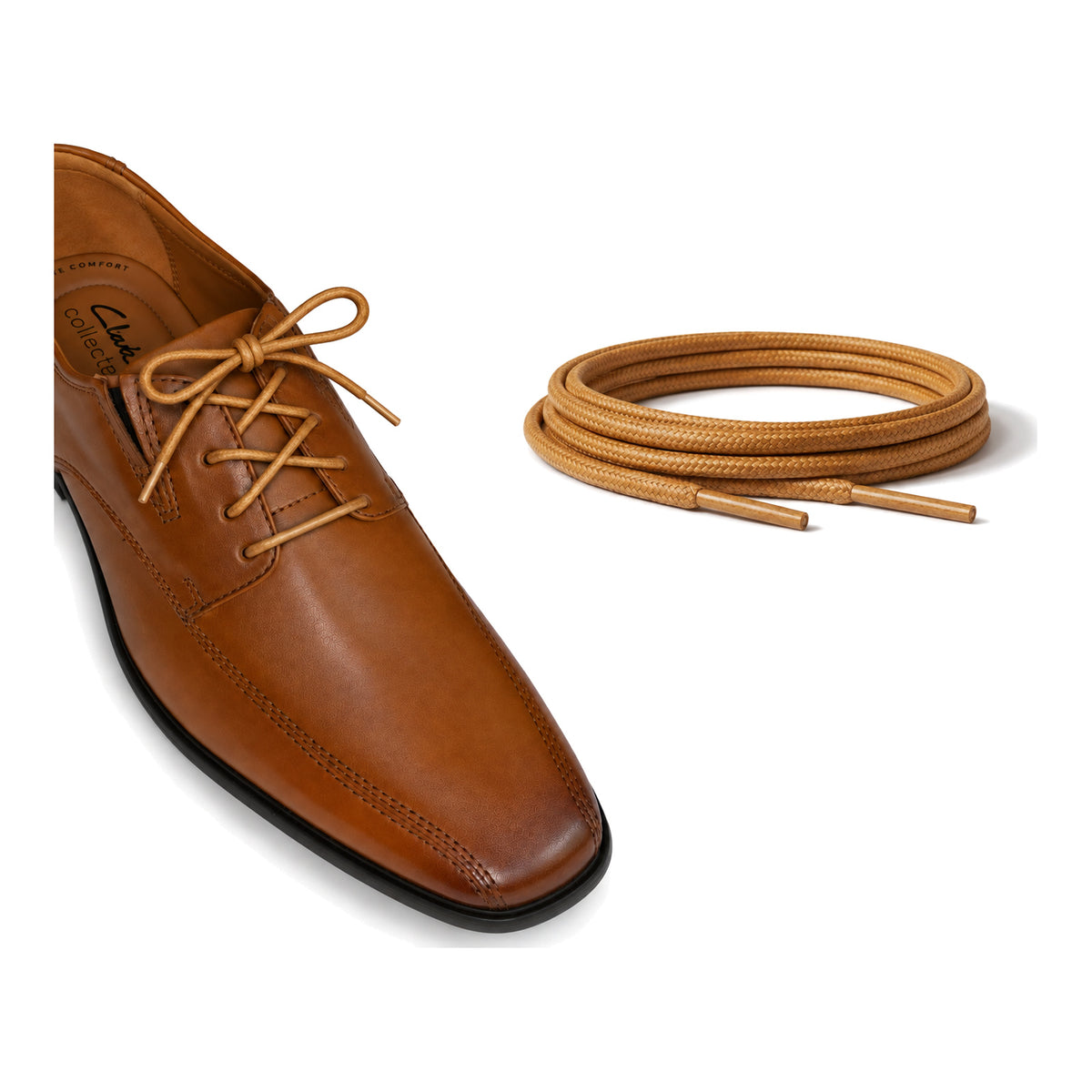 Braun Hell / Rund – gewachste schnuersenkel rund braun hell 02 schuh braun