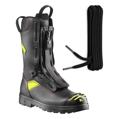 Schwarz / Flach – HAIX NOMEX Flachsenkel schwarz passend für HAIX Fire Flash 2.0