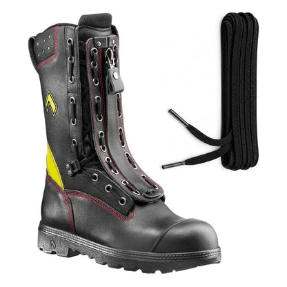 Schwarz / Flach – HAIX NOMEX Flachsenkel schwarz passend für HAIX Fire Flash