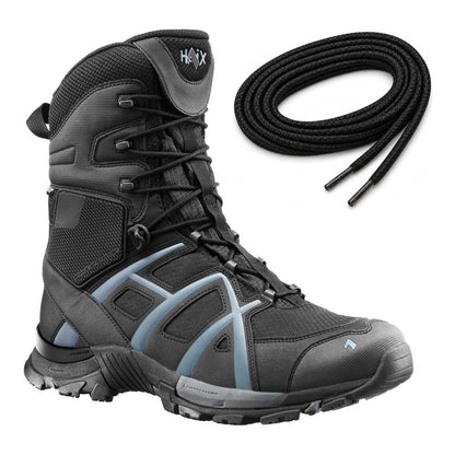 Schwarz / Rund / 125 cm, 135 cm, 175 cm, 185 cm – HAIX Rundsenkel Black Eagle schwarz passend für HAIX Black Eagle Athletic 10 high
