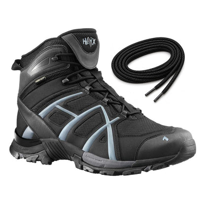 Schwarz / Rund / 125 cm, 135 cm, 175 cm, 185 cm – HAIX Rundsenkel Black Eagle schwarz passend für HAIX Black Eagle Athletic 10 mid