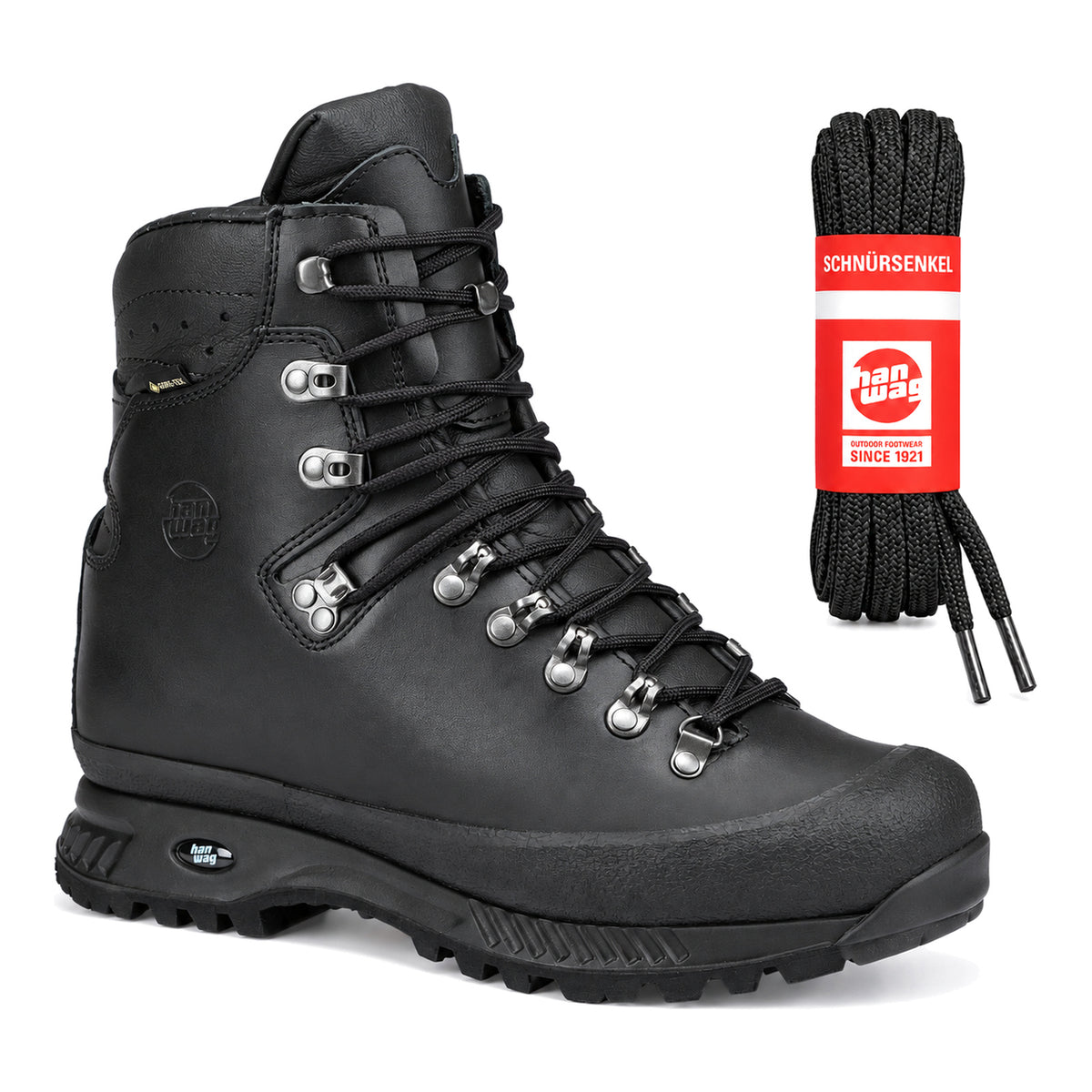 Schwarz – hanwag schnuersenkel schwarz 03 schuh alaska gtx