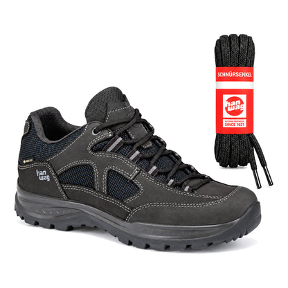 Schwarz – hanwag schnuersenkel schwarz 05 schuh gritstone ii
