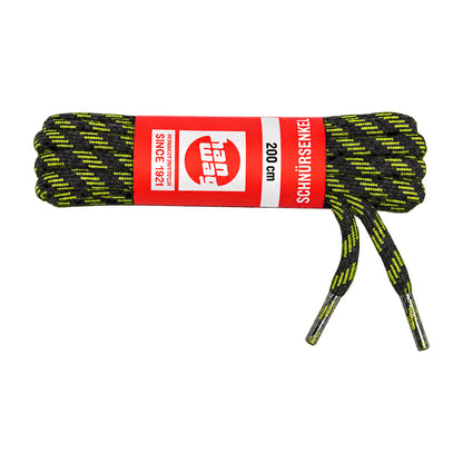 Schwarz Gelb / 200 cm – hanwag schnuersenkel schwarz gelb 200 cm 01 hauptbild