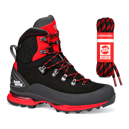 Schwarz Rot – hanwag schnuersenkel schwarz rot 03 schuh alverstone ii