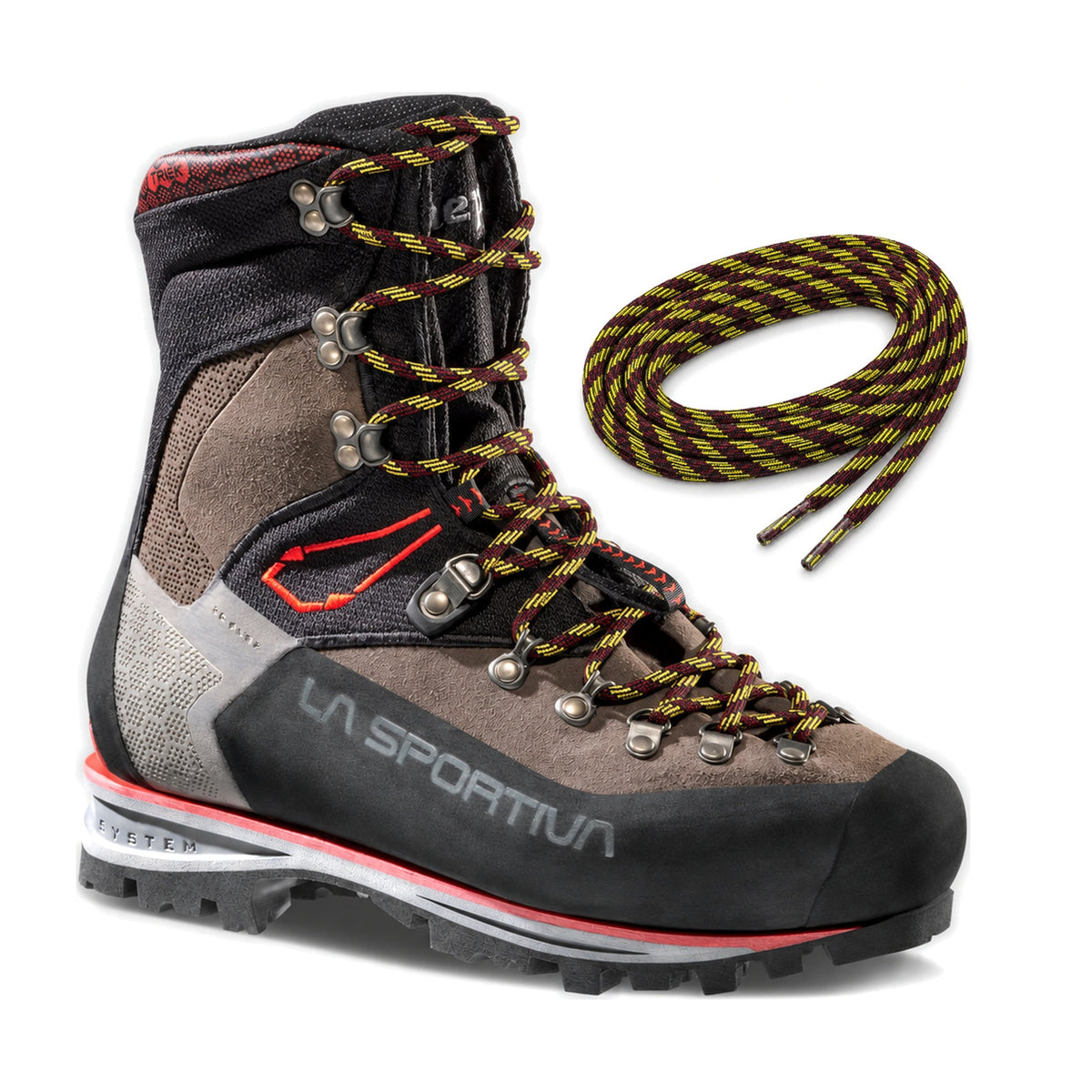 Schwarz Gelb Rot / 215 cm – la sportiva mountain laces nepal schwarz gelb rot 215 cm 03 nepal trek evo gtx