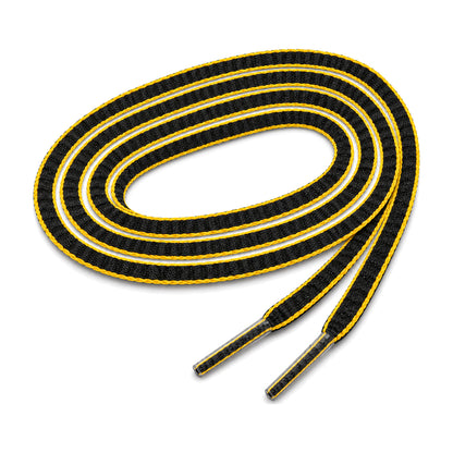 Schwarz Gelb / 107 cm, 132 cm – la sportiva mountain running laces schwarz gelb 01 hauptbild