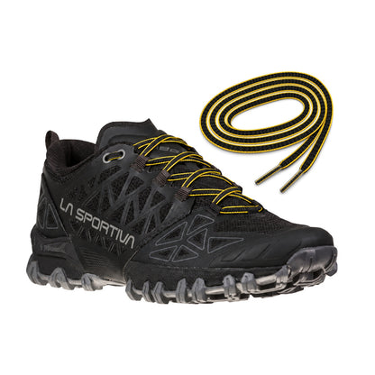 Schwarz Gelb / 107 cm, 132 cm – la sportiva mountain running laces schwarz gelb 107 cm 03 bushido ii