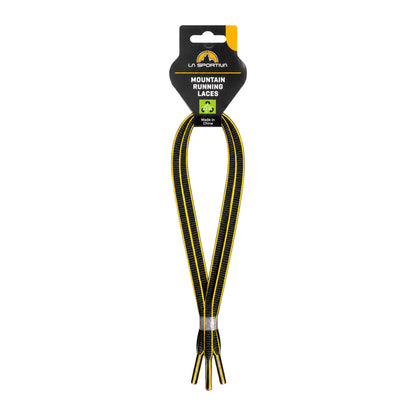 Schwarz Gelb / 107 cm, 132 cm – la sportiva mountain running schnuersenkel schwarz gelb 107 cm 1