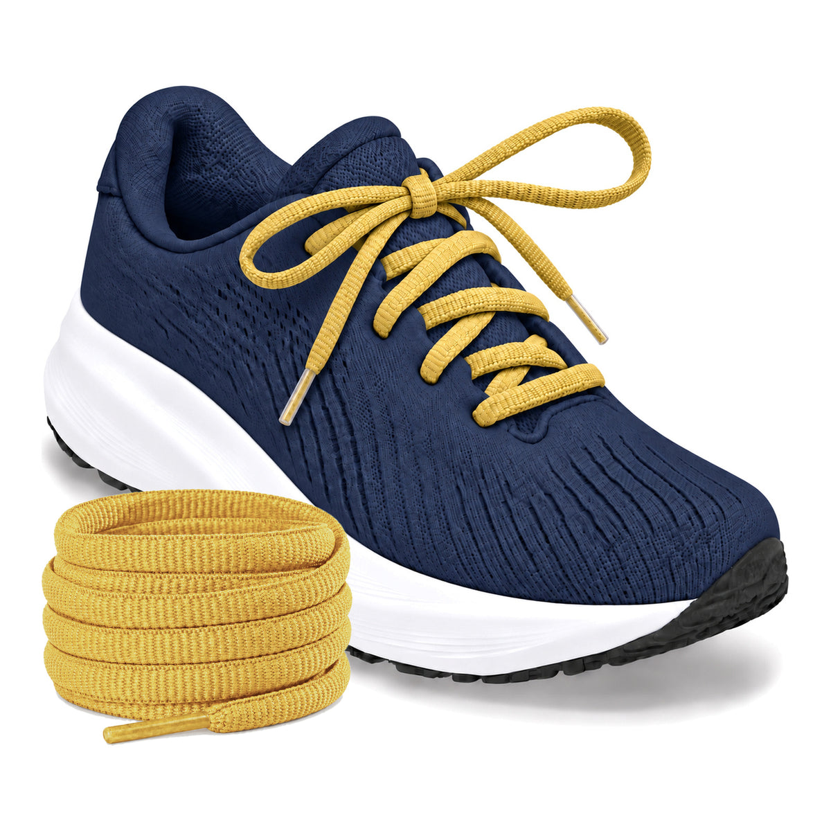 Gelb – ovale schnuersenkel halbrund laufschuhe gelb 02 laufschuh blau navy turm