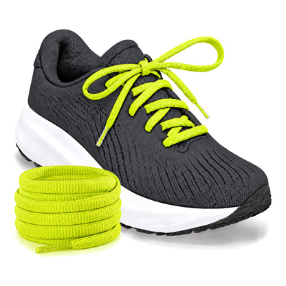Gelb Neon – ovale schnuersenkel halbrund laufschuhe gelb neon 02 laufschuh anthrazit turm