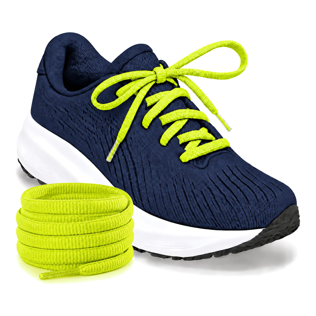 Gelb Neon – ovale schnuersenkel halbrund laufschuhe gelb neon 03 laufschuh blau navy turm