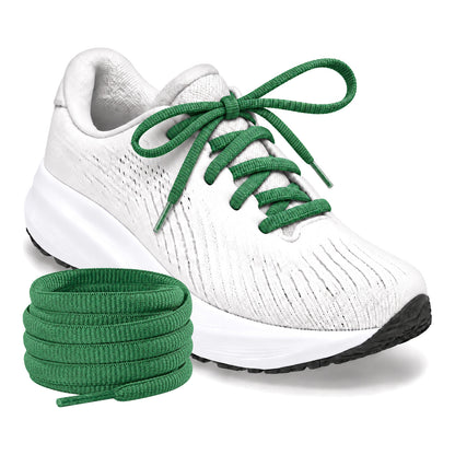 Grün Dunkel – ovale schnuersenkel halbrund laufschuhe gruen dunkel 04 laufschuh weiss turm