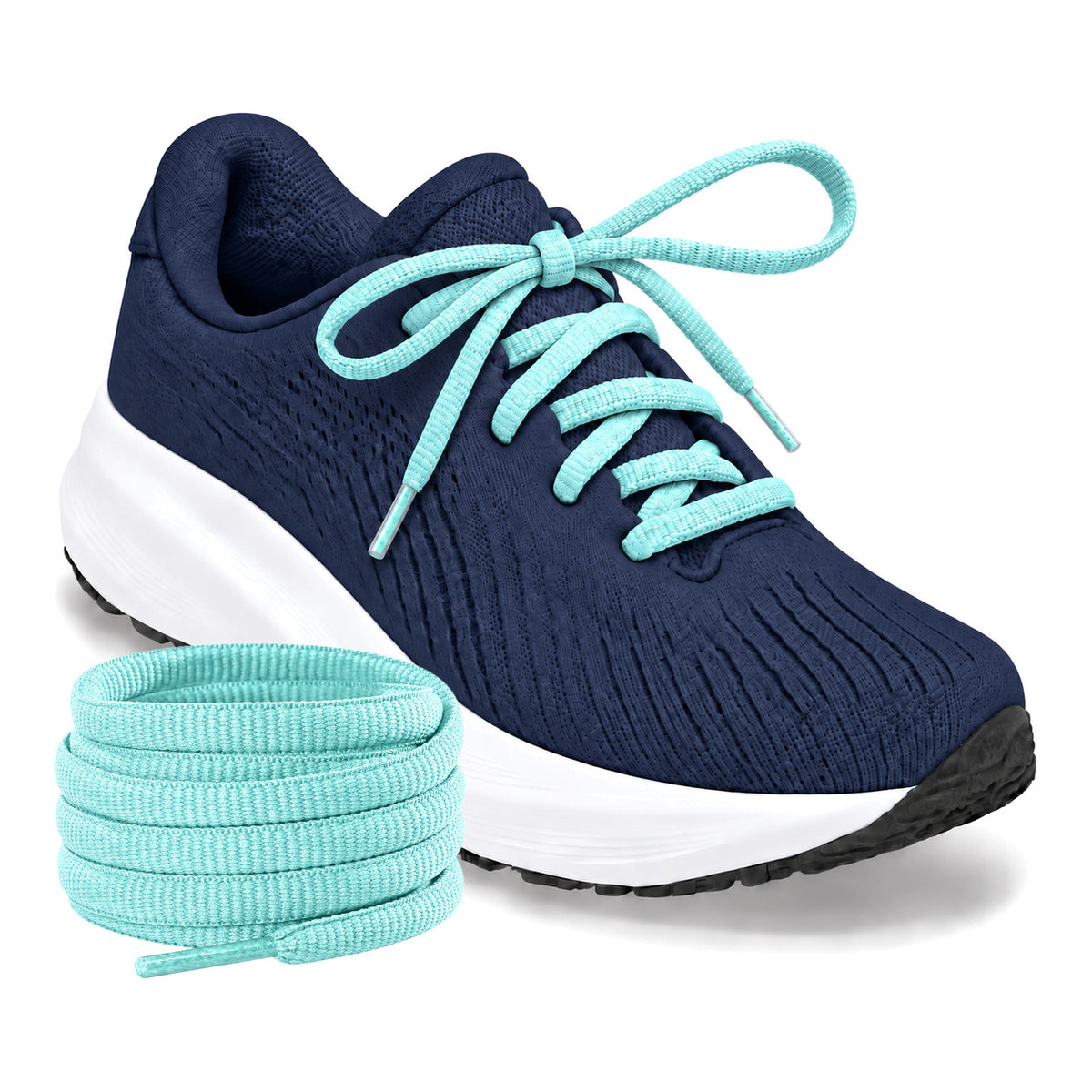 Grün Mint – ovale schnuersenkel halbrund laufschuhe gruen mint 03 laufschuh blau navy turm