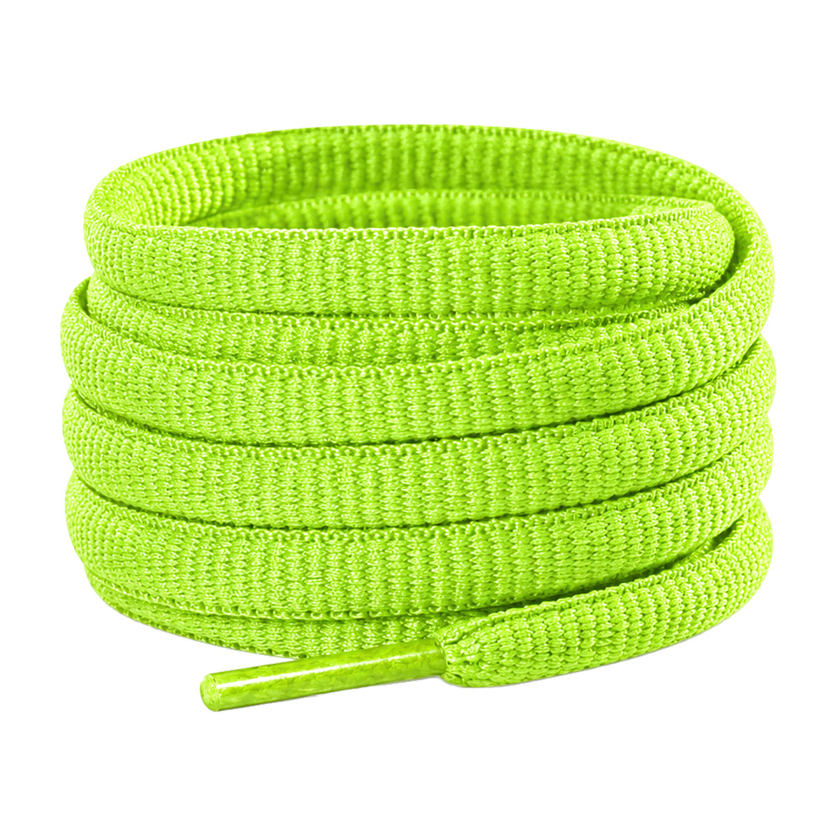 Grün Neon – ovale schnuersenkel halbrund laufschuhe gruen neon 01 hauptbild