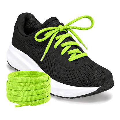 Grün Neon – ovale schnuersenkel halbrund laufschuhe gruen neon 04 laufschuh schwarz turm