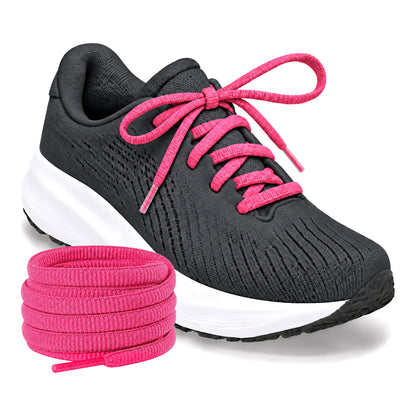 Pink Neon – ovale schnuersenkel halbrund laufschuhe pink neon 02 laufschuh anthrazit turm