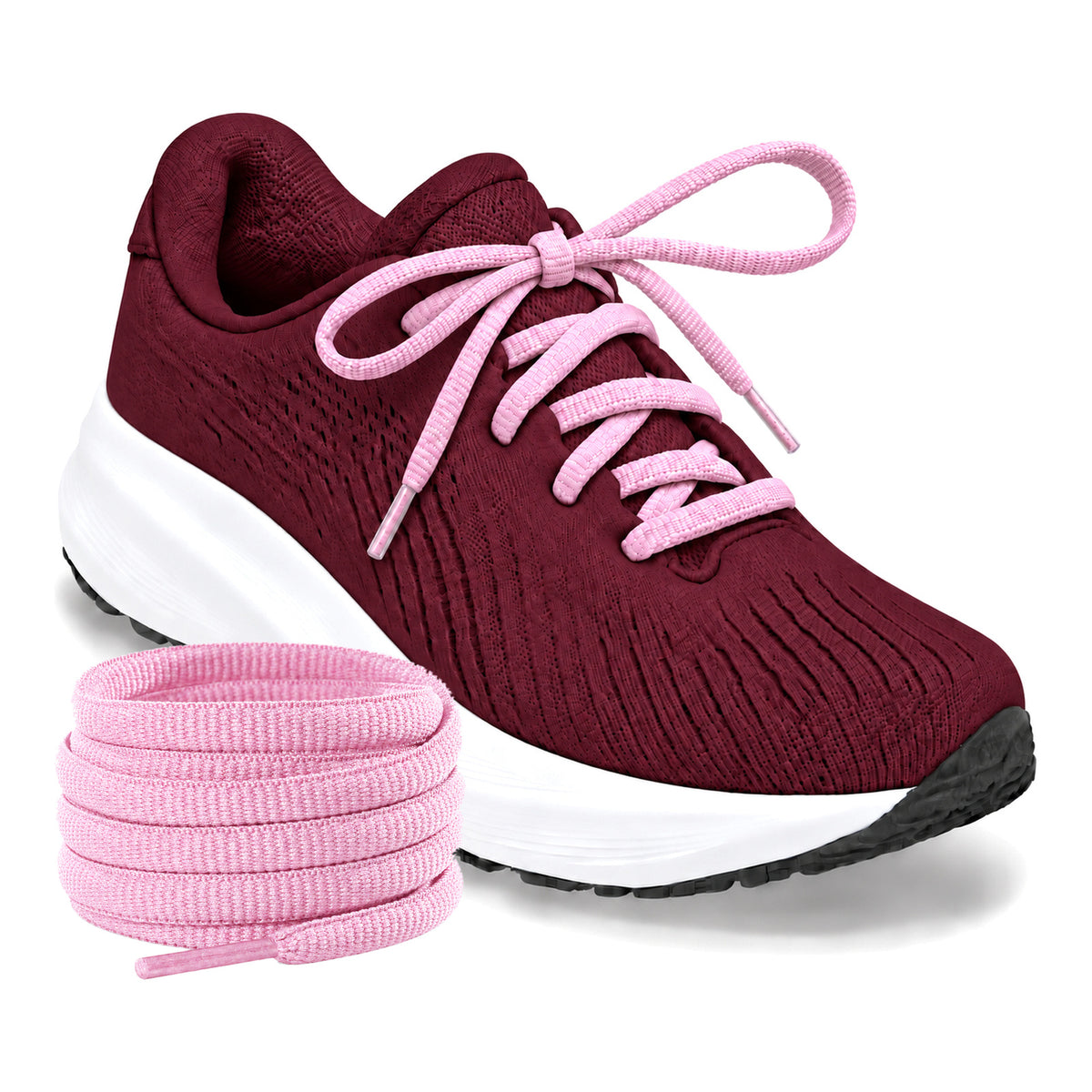 Rosa – ovale schnuersenkel halbrund laufschuhe rosa 04 laufschuh bordeaux turm