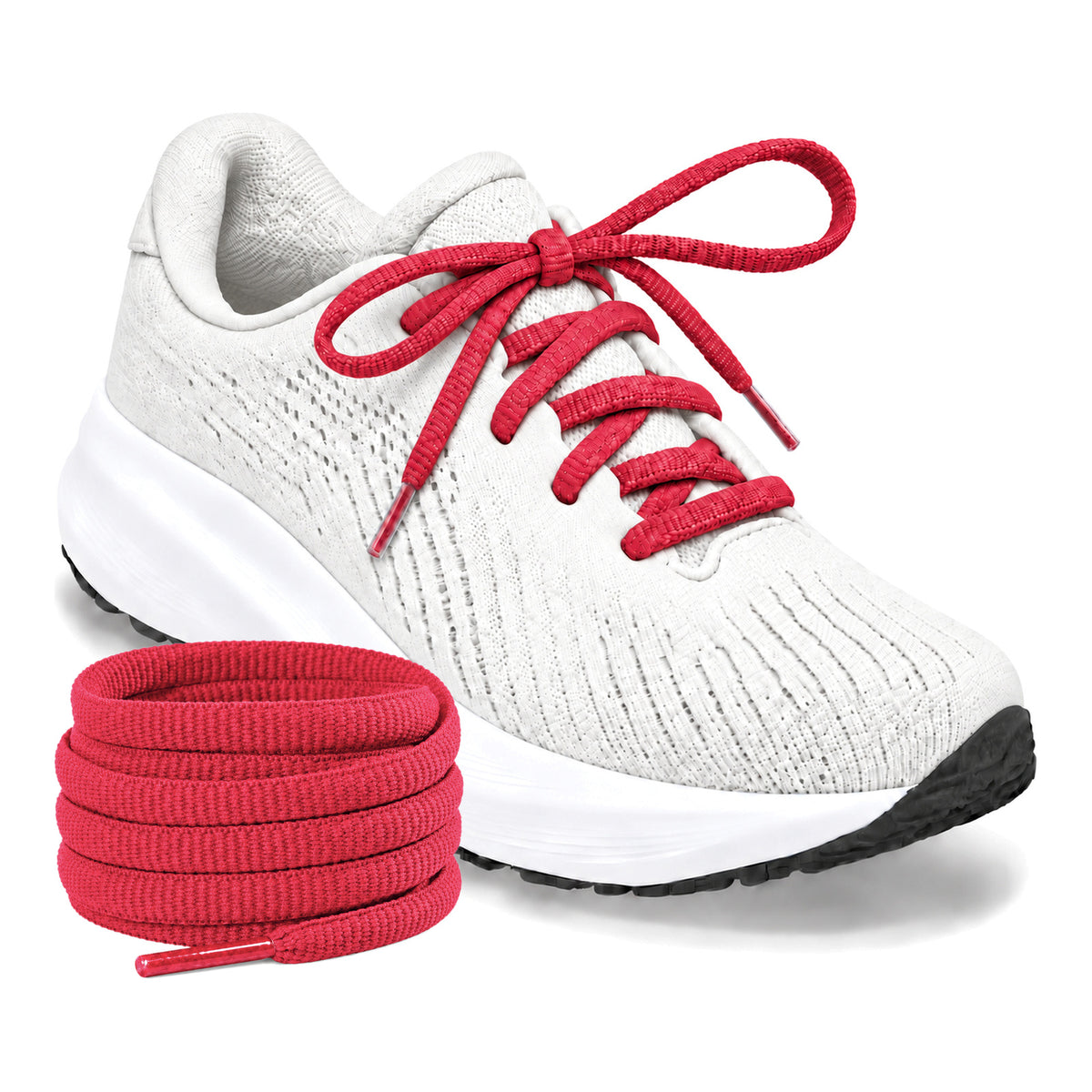 Rot – ovale schnuersenkel halbrund laufschuhe rot 04 laufschuh weiss turm