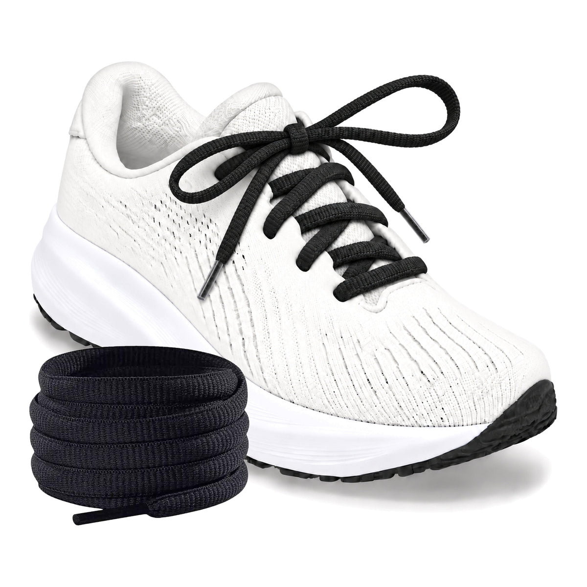 Schwarz – ovale schnuersenkel halbrund laufschuhe schwarz 04 laufschuh weiss turm