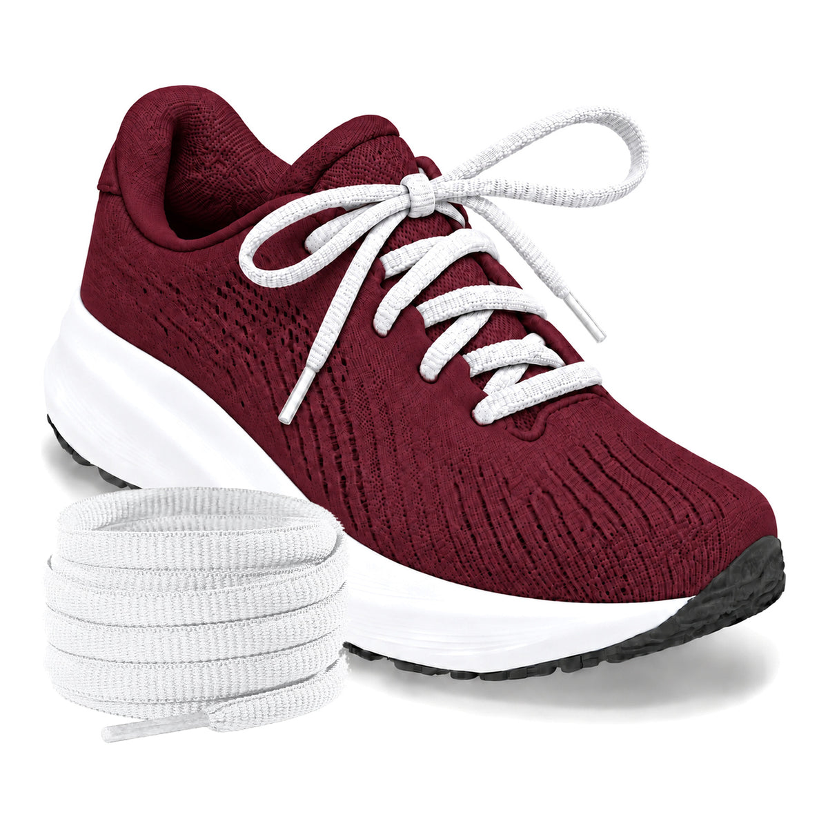 Weiß – ovale schnuersenkel halbrund laufschuhe weiss 03 laufschuh bordeaux turm