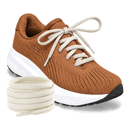Weiss Creme – ovale schnuersenkel halbrund laufschuhe weiss creme 03 laufschuh cognac turm