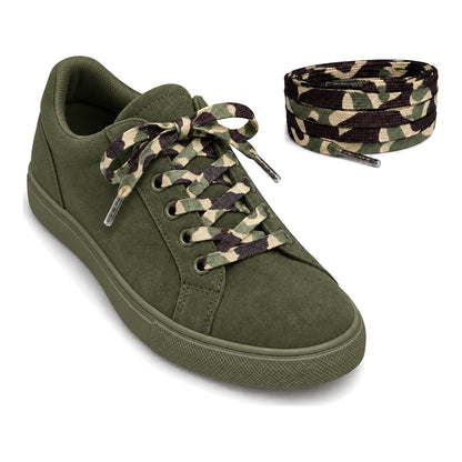 Camouflage – schnuersenkel camouflage 03 sneaker oliv