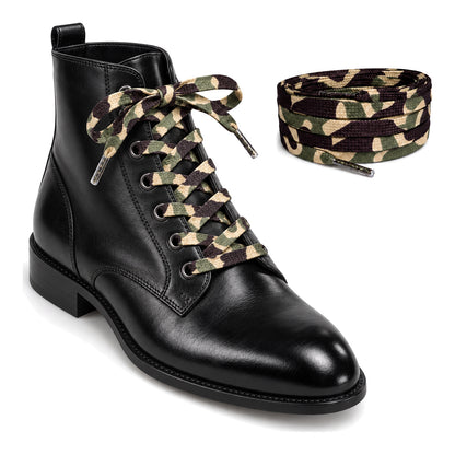 Camouflage – schnuersenkel camouflage 04 stiefel leder