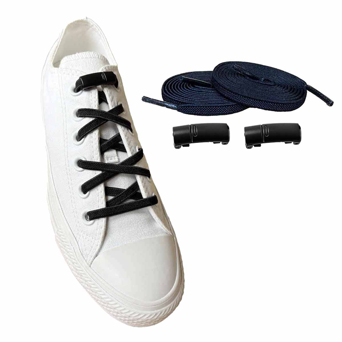 schnuersenkel-elastisch-blau-navy-magnete-schwarz-schuhe
