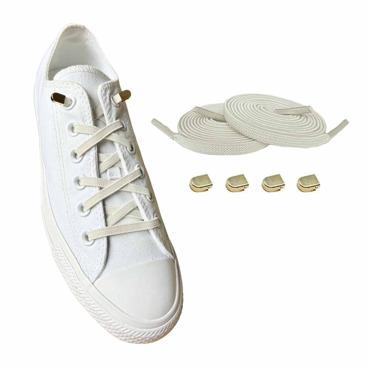 Elastische Schnürsenkel mit Clips