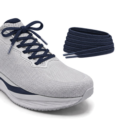 Blau Navy – schnuersenkel flach schmal fussball blau navy laufschuh grau hell schleife turm