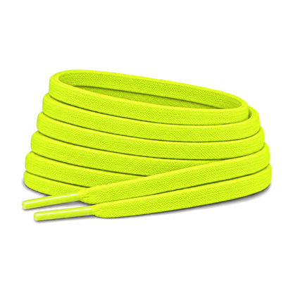 Gelb – schnuersenkel flach schmal fussball gelb neon 01 hauptbild