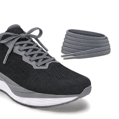 Grau – schnuersenkel flach schmal fussball grau laufschuh anthrazit schleife turm