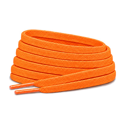 Orange – schnuersenkel flach schmal fussball orange 01 hauptbild