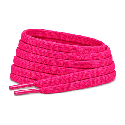 Pink – schnuersenkel flach schmal fussball pink 01 hauptbild
